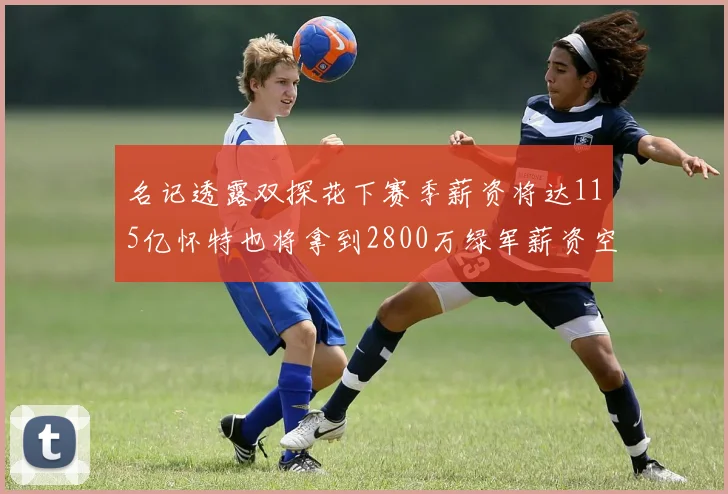 名记透露双探花下赛季薪资将达115亿怀特也将拿到2800万绿军薪资空间依旧紧张